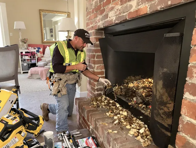 Safe screening installation by Somers Chimney Sweep in Somers, CT