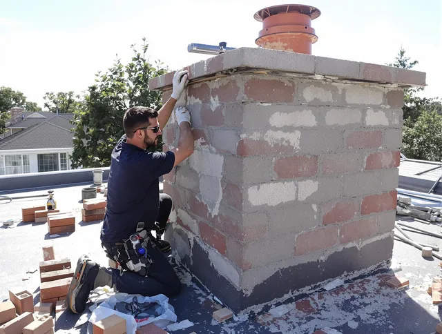 Advanced chimney repair process by Somers Chimney Sweep in Somers, CT