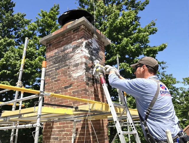 Structural chimney repair by Somers Chimney Sweep in Somers, CT
