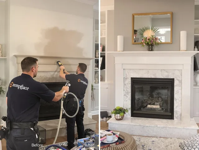 Professional soot removal by Somers Chimney Sweep team in Somers, CT